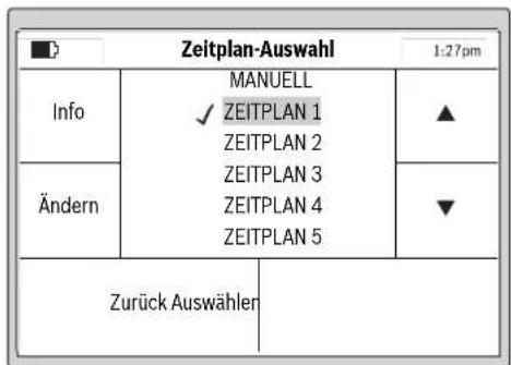BOSCH Indego 1200 Connect - Zeitplan - 1