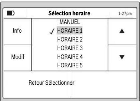 BOSCH Indego 1200 Connect - Horaires - 4