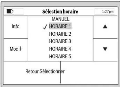 BOSCH Indego 1200 Connect - Horaires - 1