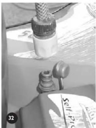 Rover Pro Cut Mulch 'N Catch 80 - Mower cleaning using optional washport - 1