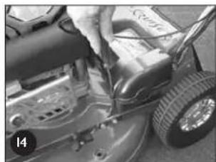 Rover Pro Cut Mulch 'N Catch 61 - Removing the Drive Frame Cover - 2
