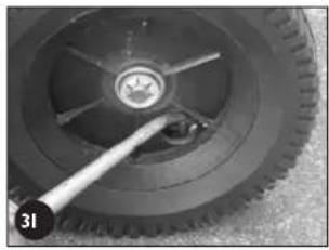 Rover Pro Cut Mulch 'N Catch 61 - Lubricare i denti di trasmissione - 3
