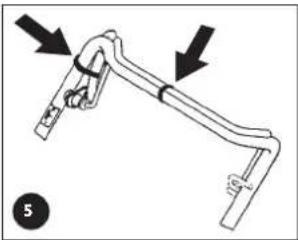 Rover Pro Cut Mulch 'N Catch 51 - REMOVING THE PACKAGING TIES FROM THE CONTROL HANDLES - 2