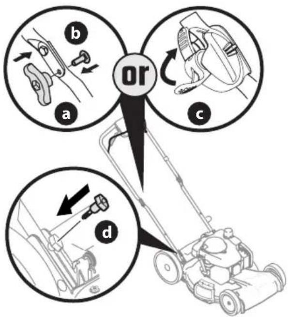 TROY-BILT TB230 XP - GUIDON REPLIABLE - 3