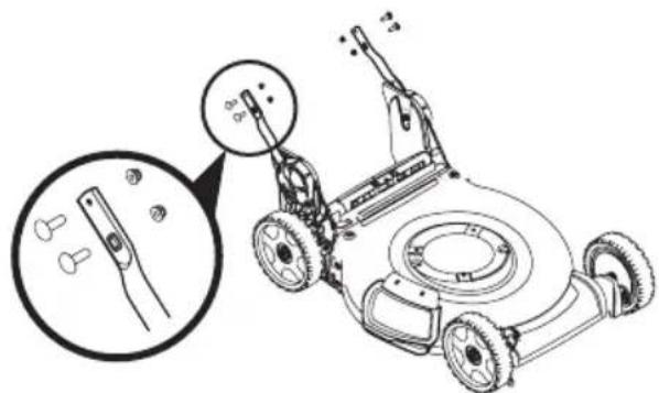 TROY-BILT TB230 XP - VERTICAL STORAGE HANDLE - 1