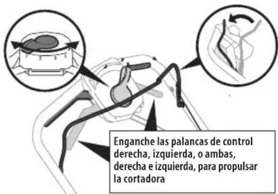 TROY-BILT TB230 XP - CONTROLES DE TRANSMISION DE DOBLE PALANCA - 1