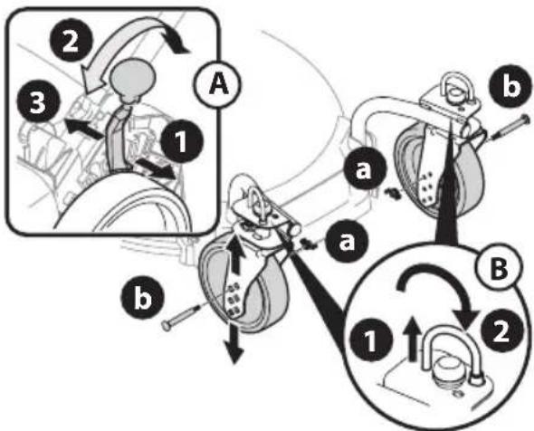 TROY-BILT TB200 - REAR WHEEL/CASTER WHEELS - 1