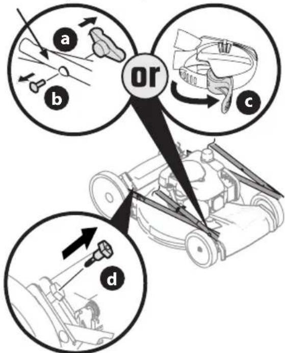 TROY-BILT TB200 - GUIDON REPLIABLE - 1