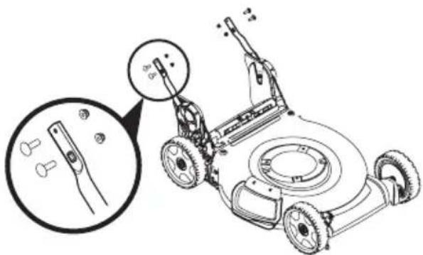 TROY-BILT TB200 - MANIJA DE ALMACENAMIENTO VERTICAL - 1