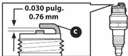 0.030 pulg. 0.76 mm C