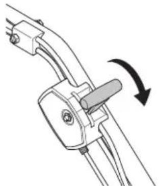HUSQVARNA LC 551SP - Ved kald motor: - 1