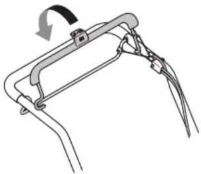 HUSQVARNA LC 551SP - Verificacao do Manipulo de travao do motor - 1