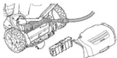 HUSQVARNA LC 348VE - Vaihdekotelon puhdistus. - 1