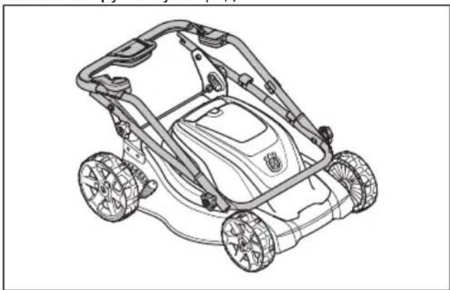 HUSQVARNA LC 141C - Установка изделия в положение для транспортировки - 3