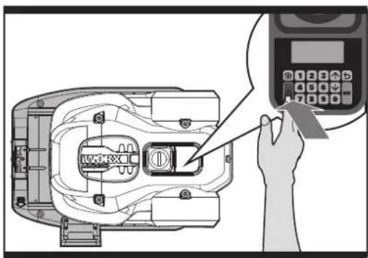 WORX WG795E - Begrenzungsdraht mit der Ladestation zu verbinden: - 2