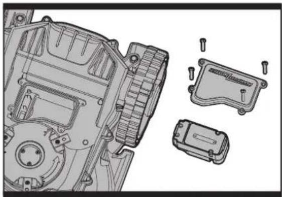 WORX Landroid WG794 - De batterij verrangen - 3