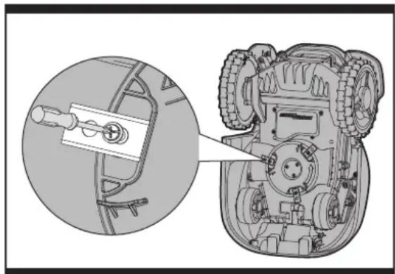 WORX Landroid WG794 - Replace the blades - 1