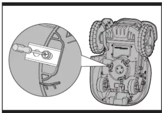 WORX Landroid WG794 - Cambiar las cuchillas - 1