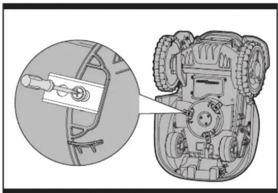 WORX Landroid WG794 - Sostituire le lame - 1