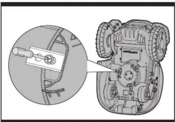 WORX Landroid WG794 - Messer drehen und umdrehen - 1
