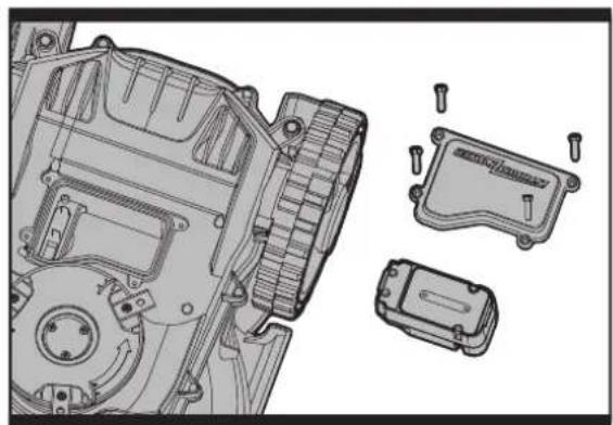 WORX Landroid WG794 - Sostituzione della batteria - 3