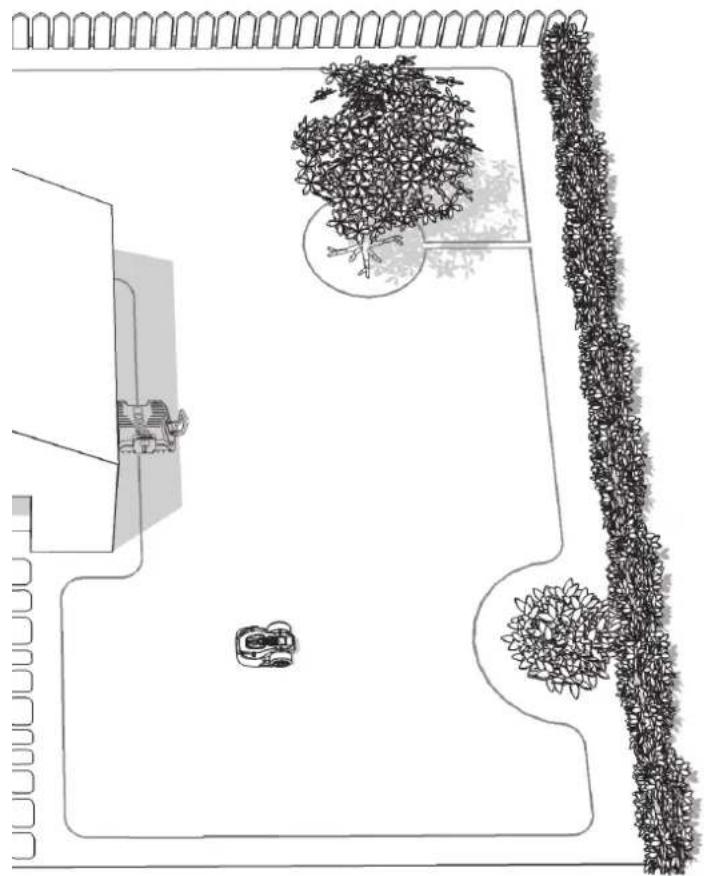WORX Landroid WG793E - Delimitazione dell'area di lavoro diLandroid®L nel giardino - 4