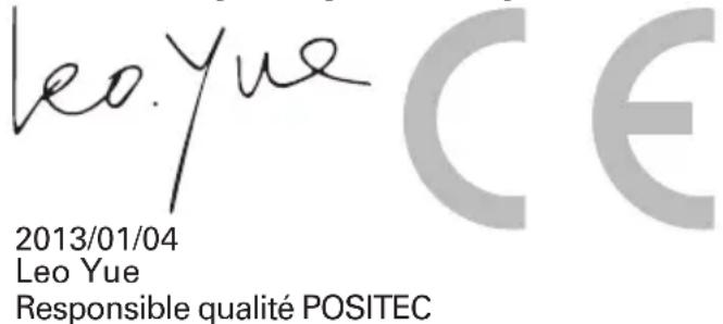 WORX WG705E - DECLARATION DE CONFORMITE - 1