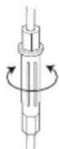 MCCULLOCH M51170WRPX - Regolazione del filo di frizione M46-140RX, M51-140RX, M51-170WRPX - 1