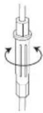 MCCULLOCH M46140RX - Justering av kopplingsvajer M46-140RX, M51-140RX, M51-170WRPX - 1