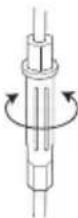 MCCULLOCH M46140RX - Ajuste del cable del embrague - 1
