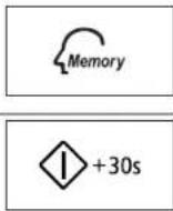 SAMSUNG GE87MC - VERWENDEN DER GESPEICHERTEN EINSTELLUNGEN - 1