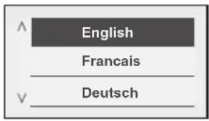 Pelgrim MAG740RVS - Réglage de la langue - 1