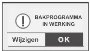 Pelgrim MAG740RVS - De oven uitschakelen tijdens het bakken - 1