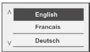 Pelgrim MAG740MAT - Einstellung der Sprache - 1