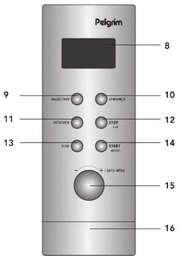 Pelgrim MAG537RVS - Appliance description - 2