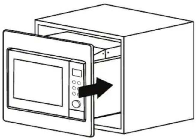 Pelgrim MAG527RVS - Mise en place du four à micro-ondes - 1