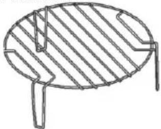 CATA MC 32 DC - Nazwy częsci akcesoriów kuchenki - 1