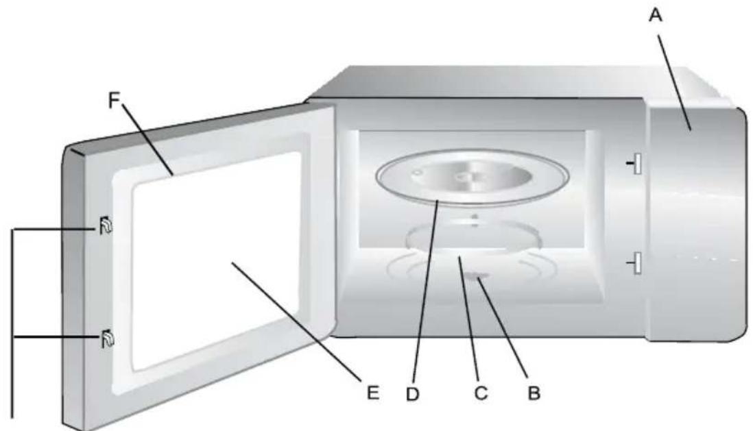 CATA FS 20 IX - Noms des parties et des accessoires du four - 1