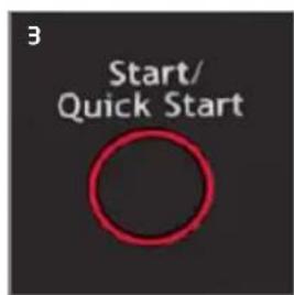 Koenic KMW 202 - Toucher START/ QUICK START. - 1
