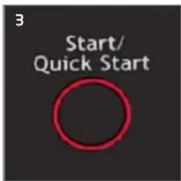 Koenic KMW 202 - Nacisnac START/ QUICK START. - 3