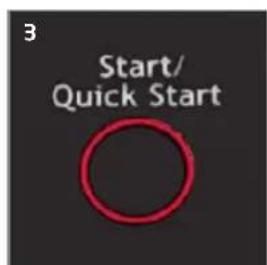 Koenic KMW 202 - Nacisnac START/ QUICK START. - 3