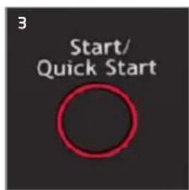 Koenic KMW 202 - Toucher START/ QUICK START. - 1