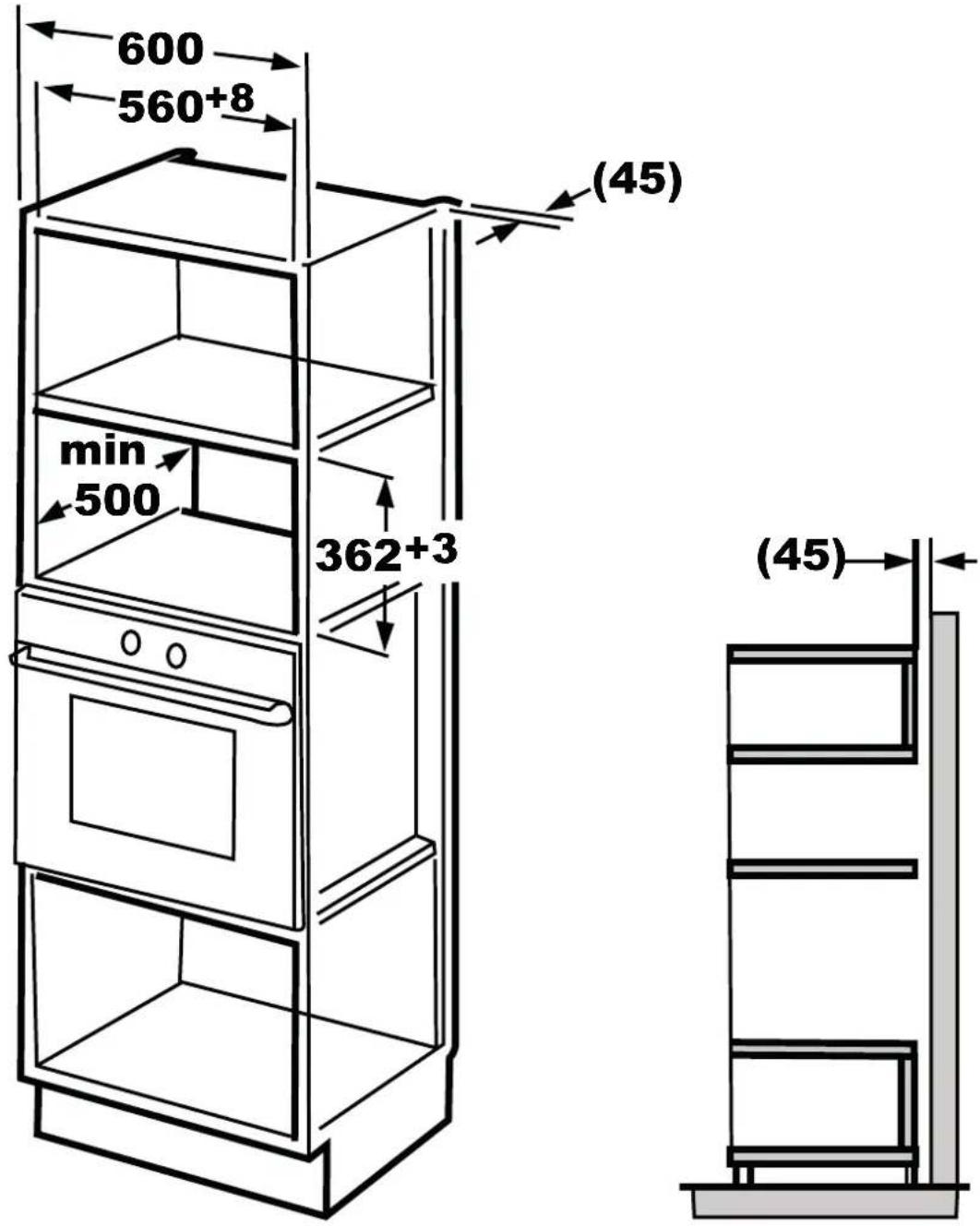 SILVERLINE MW9012X01 - Built-in furniture - 2
