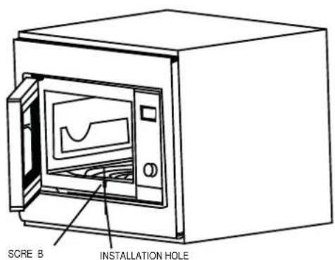 SCRE B INSTALLATION HOLE