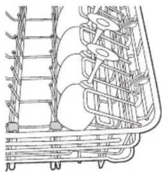 SAMSUNG DW80K7050UG - Utilisation du porte-verres - 1