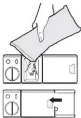SAMSUNG DW80K7050UG - Remplissage du réservoir de produit de lavage - 3