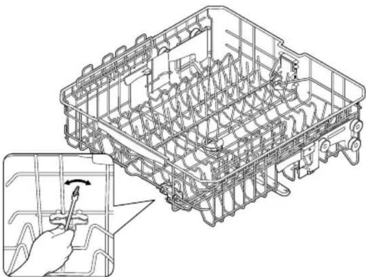 SAMSUNG DW80K7050UG - Upper rack - 1