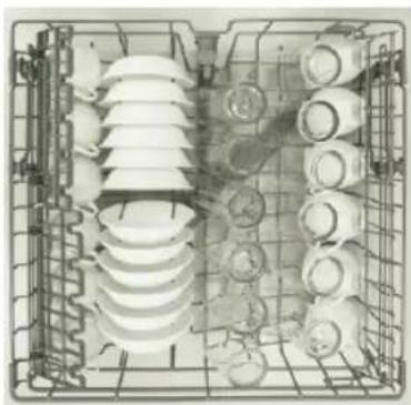 SAMSUNG DW80K5050UW - LOADING THE UPPER RACK - 2