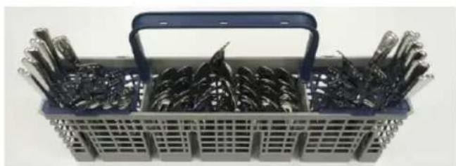 SAMSUNG DW80K5050UW - USING THE CUTLERY RACK - 3