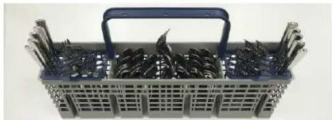 SAMSUNG DW80K5050UW - USING THE CUTLERY RACK - 2